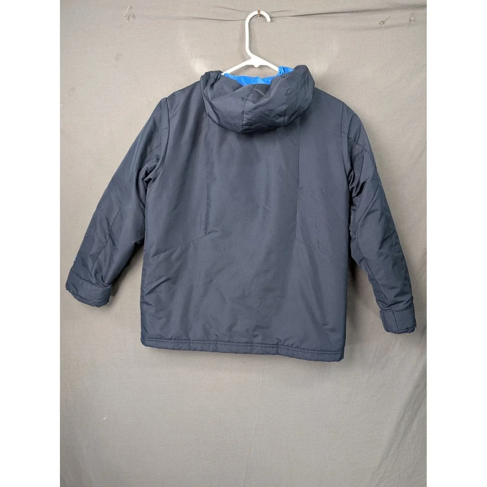 Champion Boys C9 Hooded Winter Puffer Jacket Navy Blue Size M 8-10